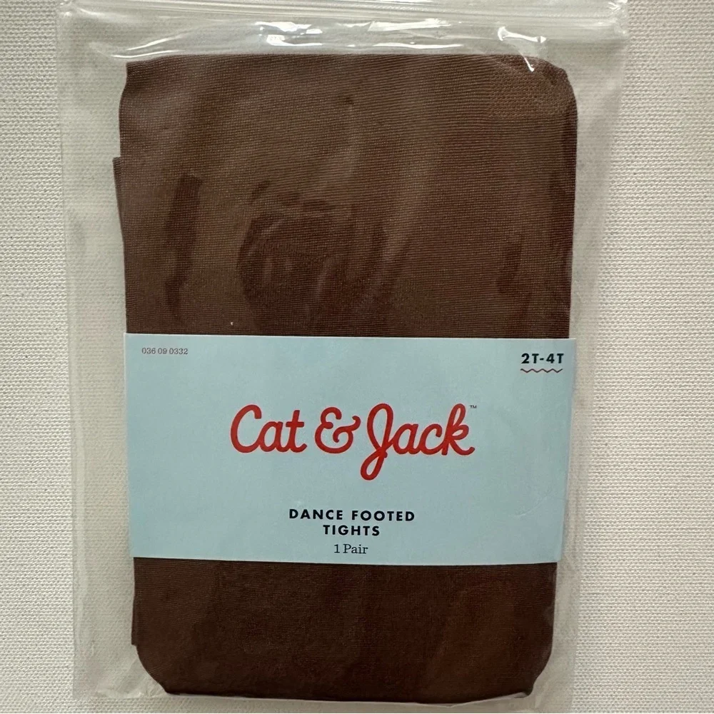 Cat & Jack Dance Footed Tights Size 2T-4T